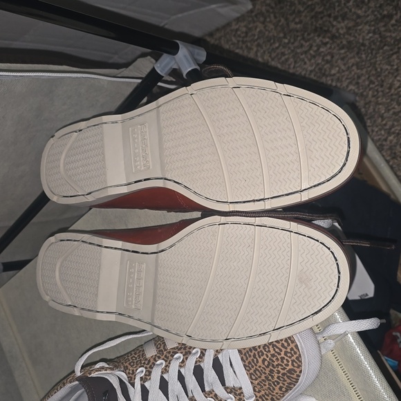 NWOT MENS SPERRY TOPSIDER LEATHERY LOAFERS SZ 11M - Picture 2 of 3